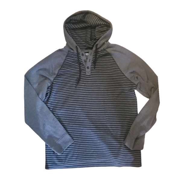 Hawk by Tony Hawk Striped Hoodie Sweatshirt Size Large - Picture 1 of 5